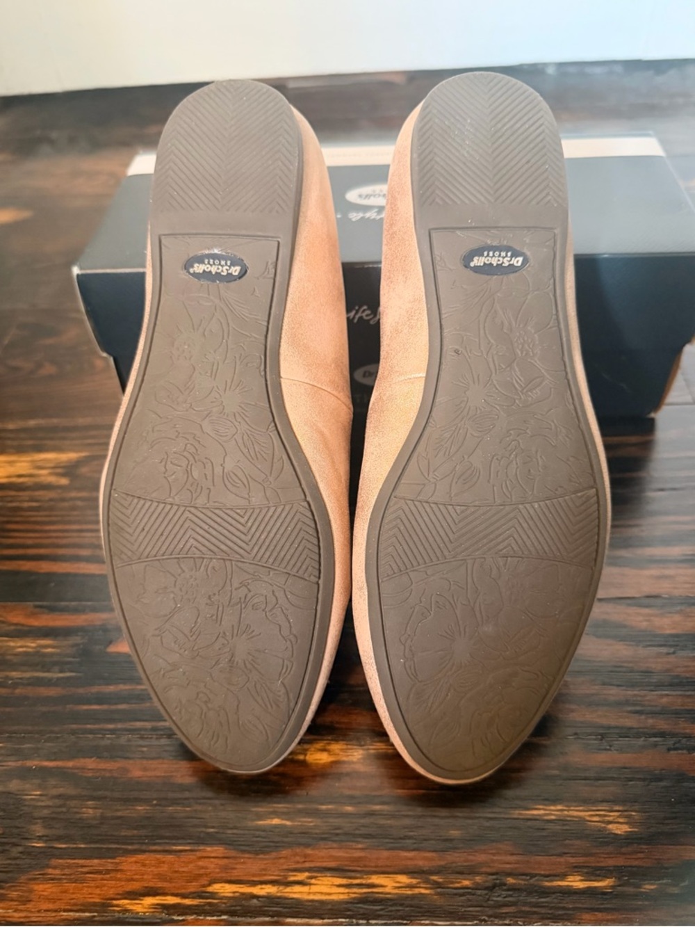 Dr. Scholl's Giorgie BeFree Metallic Rose Gold Ballet Flats - size 8 - Picture 4 of 7